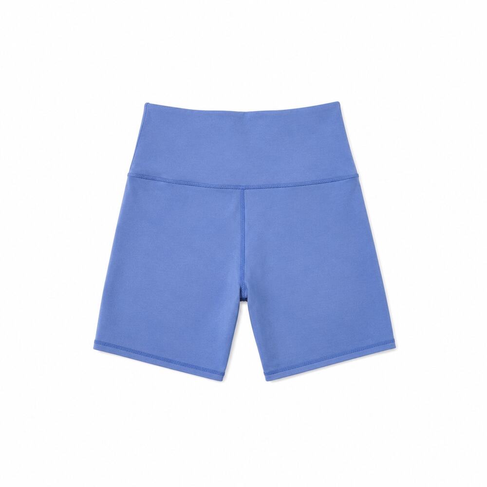 Vuori AllTheFeels 4" Biker Shorts Blue Quartz Small